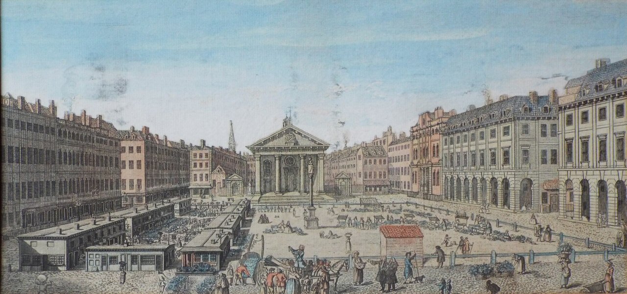 Print - A Perspective View of Covent Garden.